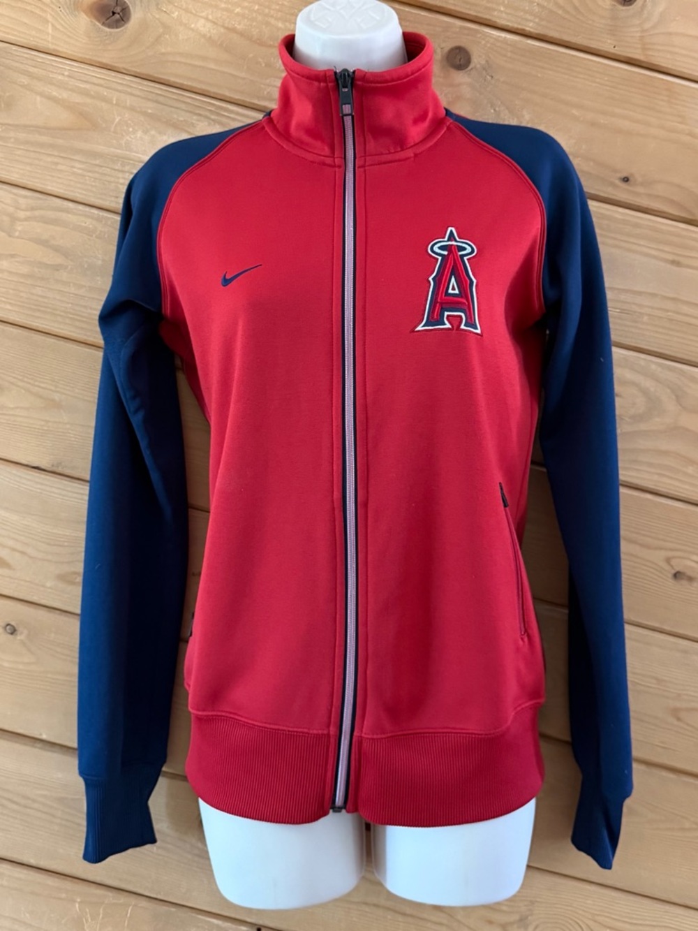 Nike Baseball MLB Angels Full Zip Track Jacket Women's Medium Small